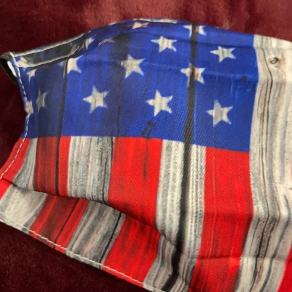6/$20 New American flag face mask
